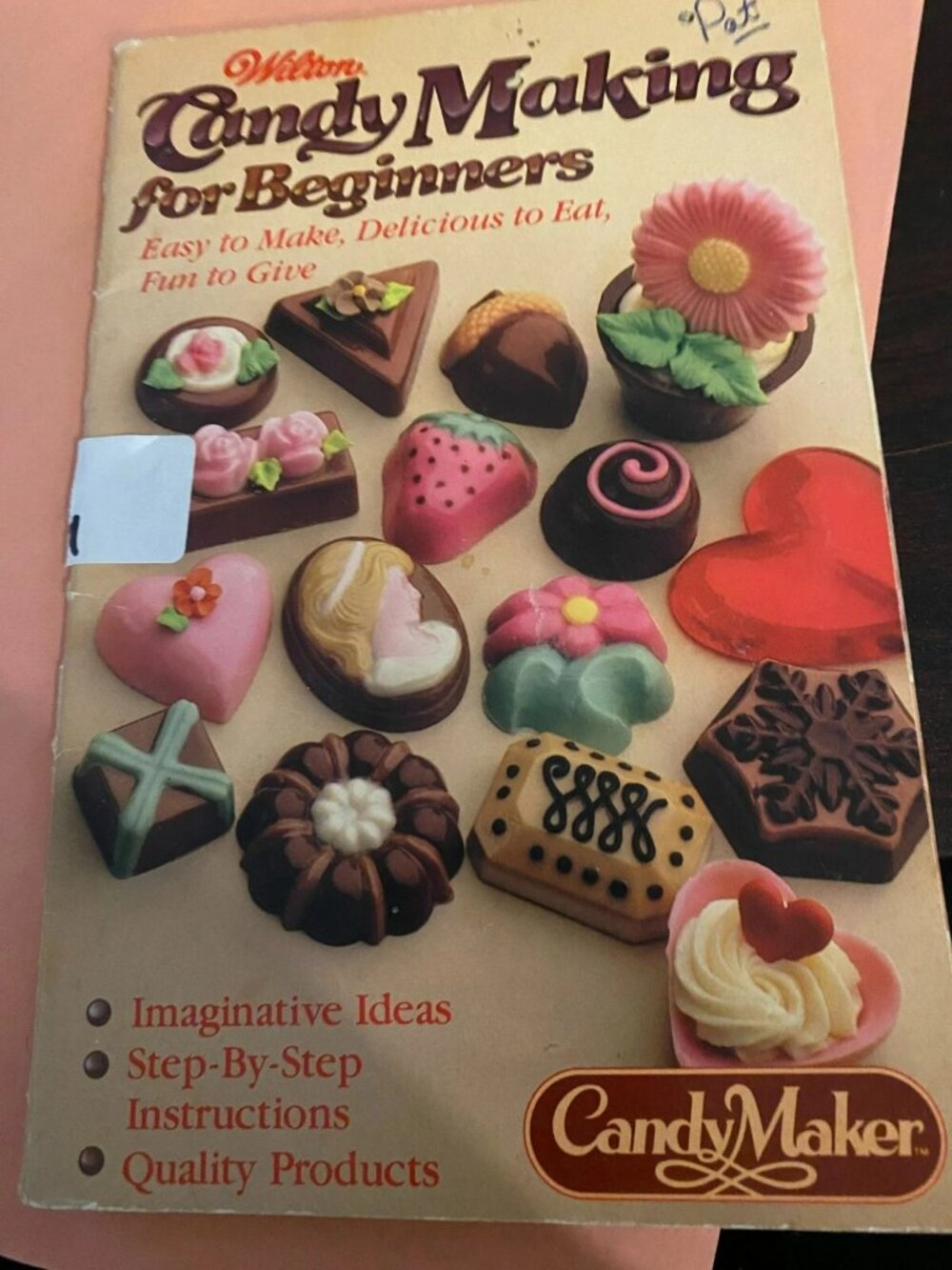 WILTON CANDY MAKING FOR BEGINNERS Booklet Vintage 1982 Coating/Molding/Dipping